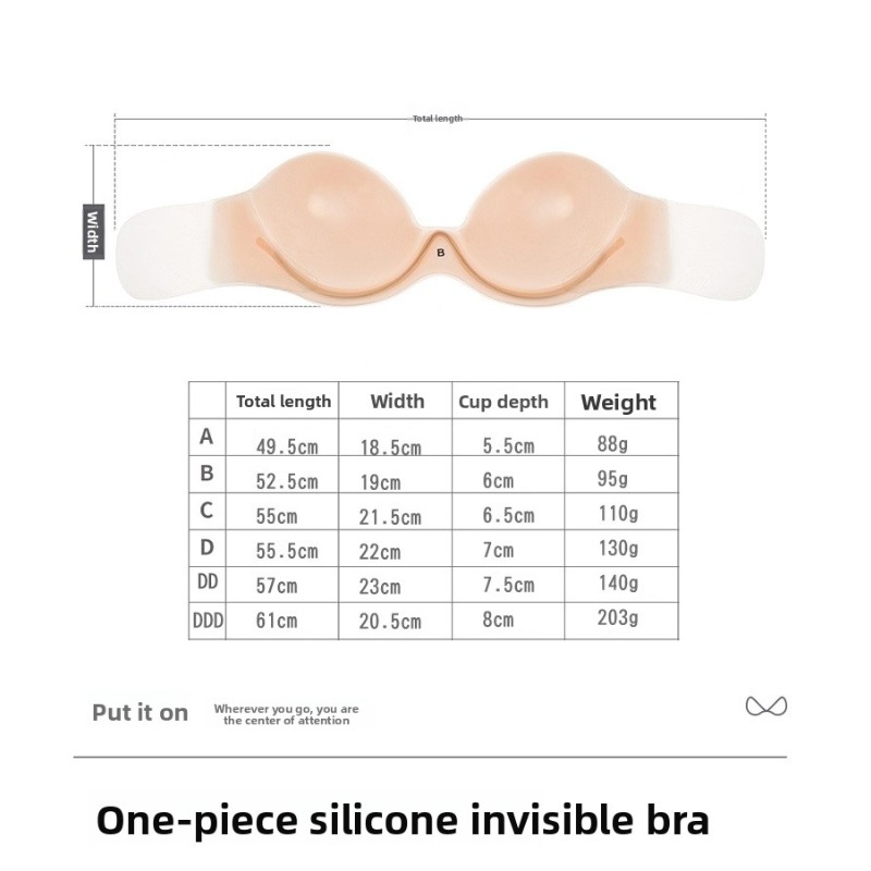 Strapless Silicone Adhesive Br - Strapless Bra Backless recension och pris