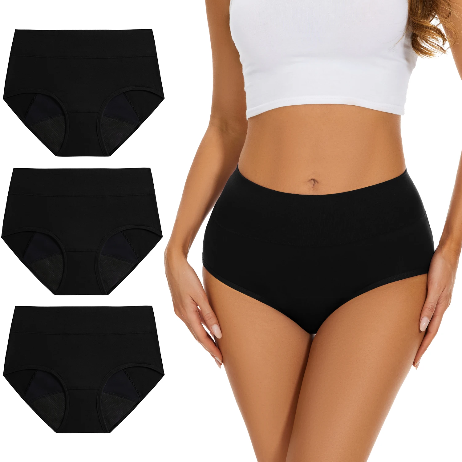 3PCS/lot Menstrual Panties For - Period Panty Absorbent recension och pris