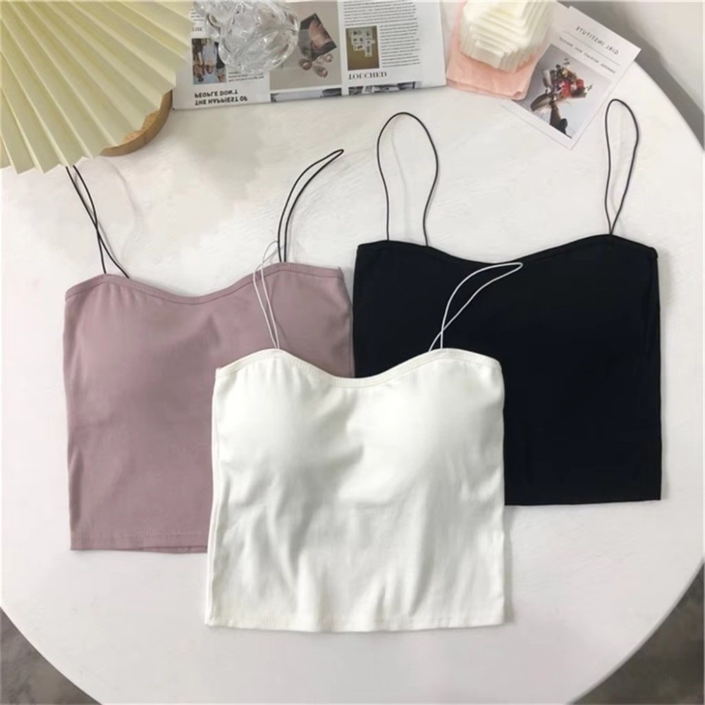 Casual Wireless Vest Crop Top  - Bralette Wireless Soft recension och pris