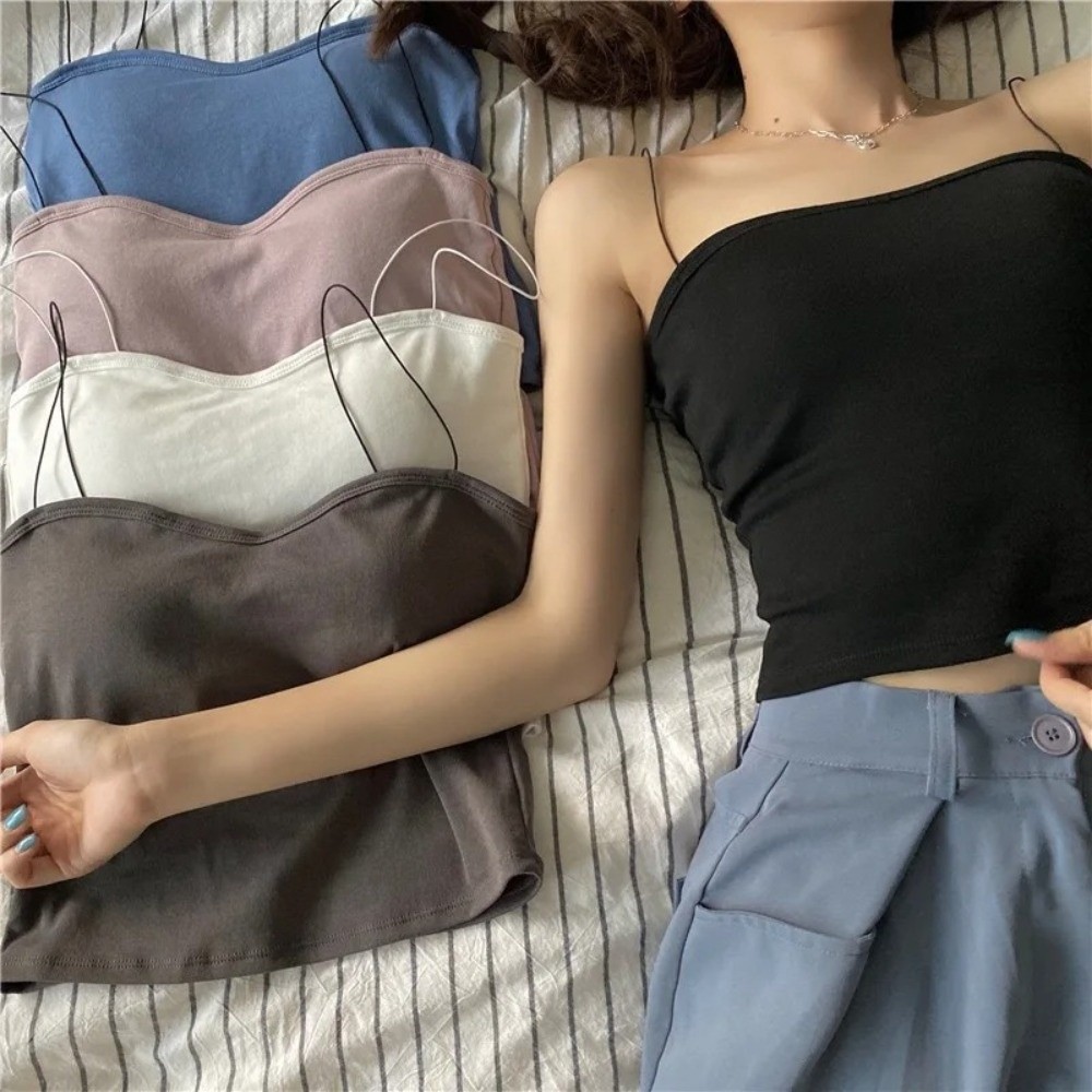 Casual Wireless Vest Crop Top  - Bralette Wireless Soft recension och pris