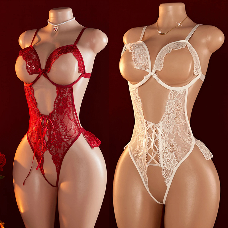 Erotic Lace Lingerie Sexy  Cro - Lace Teddy Lingerie recension och pris